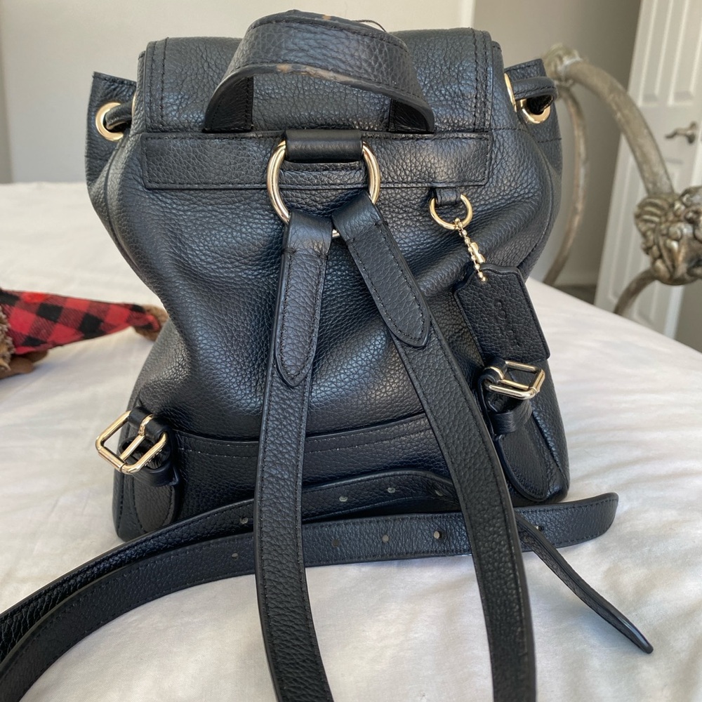 Coach Mini Turnlock Rucksack Backpack - Picture 5 of 17